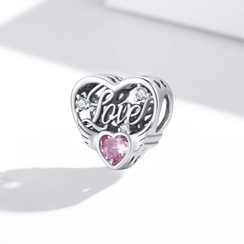 (imagen para) Charm Alas de Amor Estilo Pandora - BSC528 - Ver 2