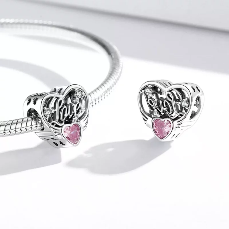 (imagen para) Charm Alas de Amor Estilo Pandora - BSC528 - Ver 4