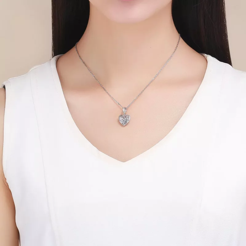 (imagen para) Charm colgante de plata estilo Pandora con palpación - SCC1126 - Ver 9