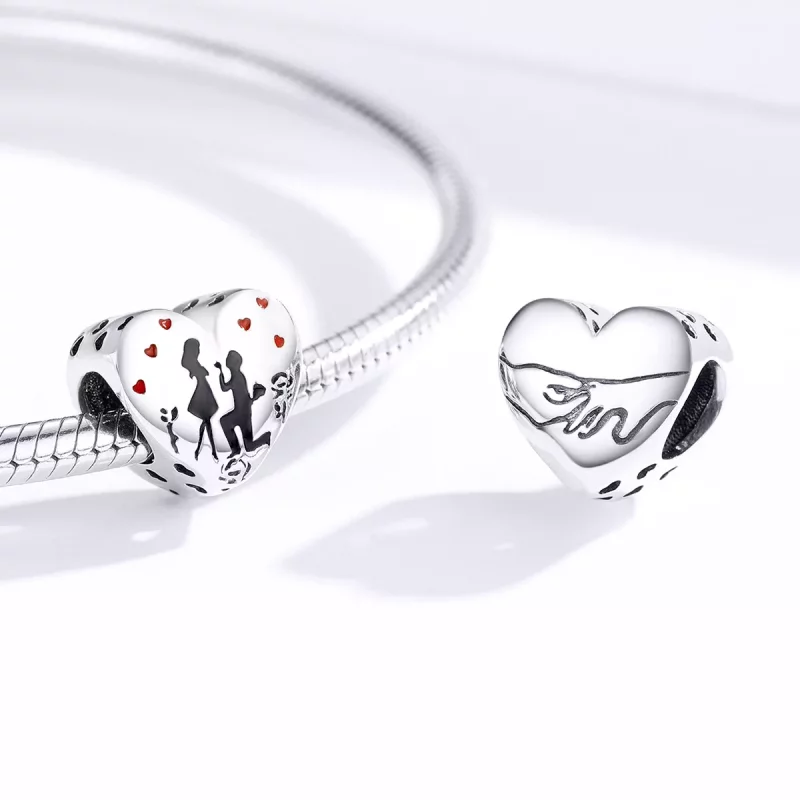 (imagen para) Charm Cásate Conmigo de Plata Estilo Pandora - SCC1403 - Ver 3