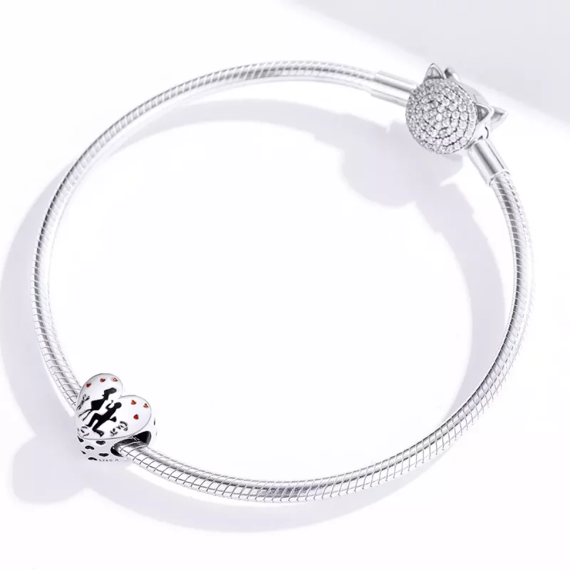 (imagen para) Charm Cásate Conmigo de Plata Estilo Pandora - SCC1403 - Ver 4