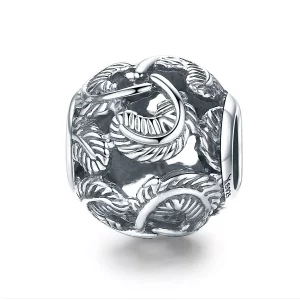 (imagen para) Charm de Alas Vintage en Plata Estilo Pandora - SCC810