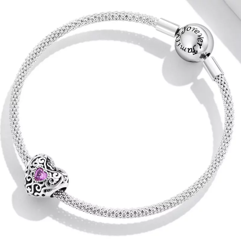 (imagen para) Charm de Amor con Estilo Pandora Retro - SCC2136 - Ver 3