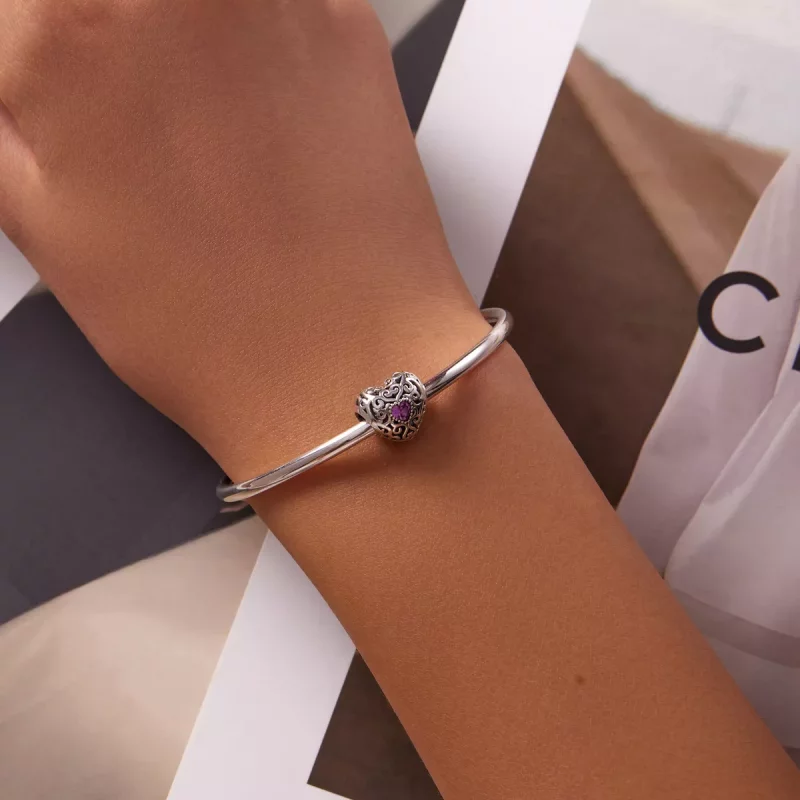 (imagen para) Charm de Amor con Estilo Pandora Retro - SCC2136 - Ver 5