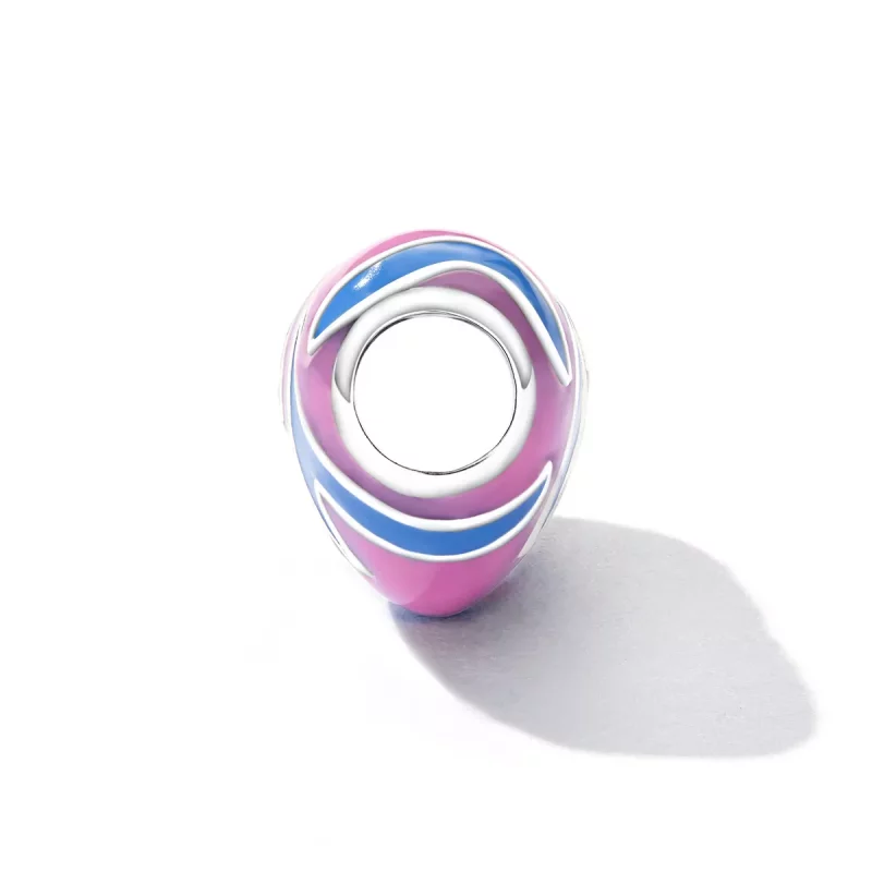 (imagen para) Charm de amor estilo Pandora con colores contrastantes - SCC2215 - Ver 3
