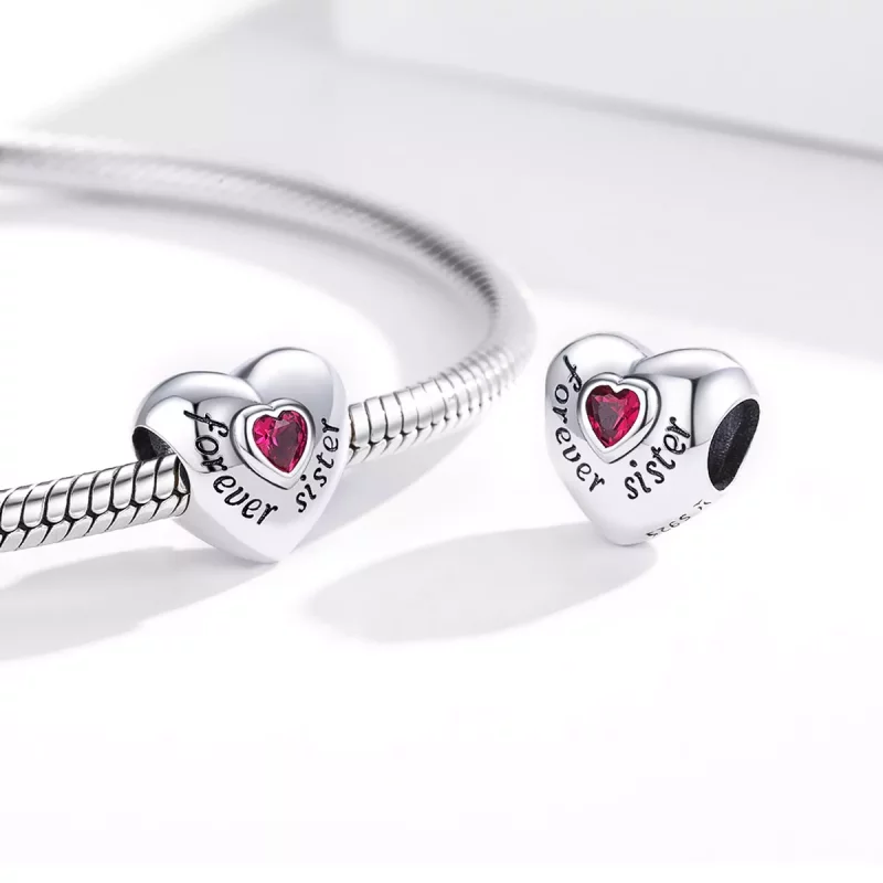 (imagen para) Charm de amor eterno estilo Pandora en plata - SCC1835 - Ver 4