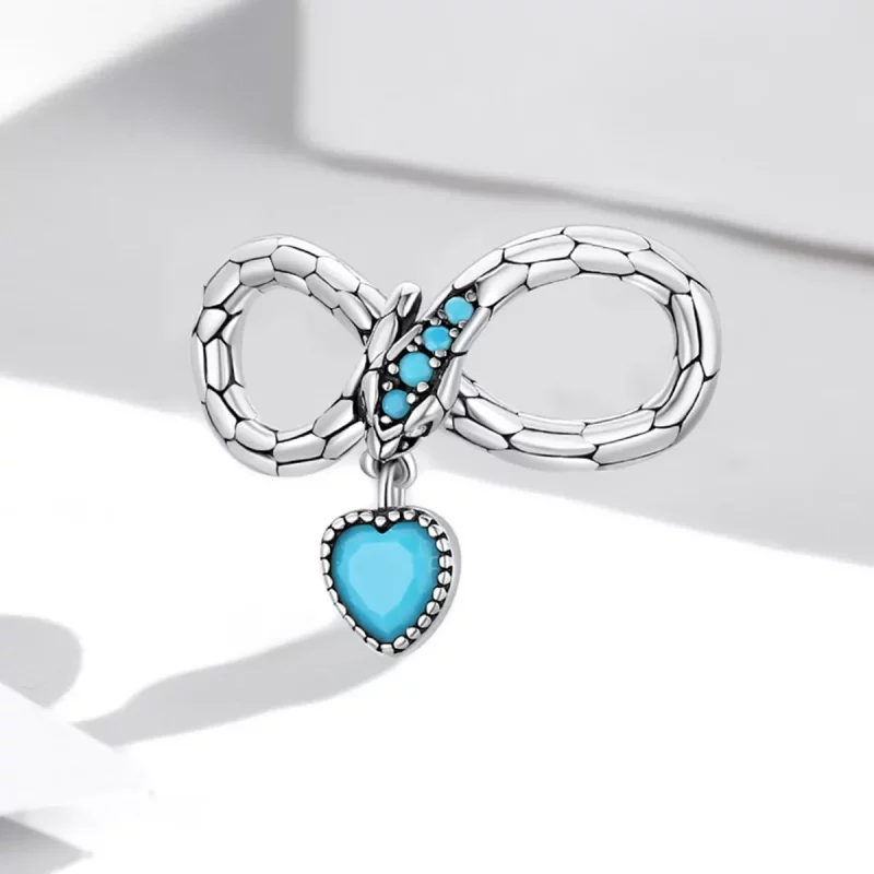 (imagen para) Charm de Amor Infinito Estilo Pandora con Serpiente Espiritual - SCC2004 - Ver 2