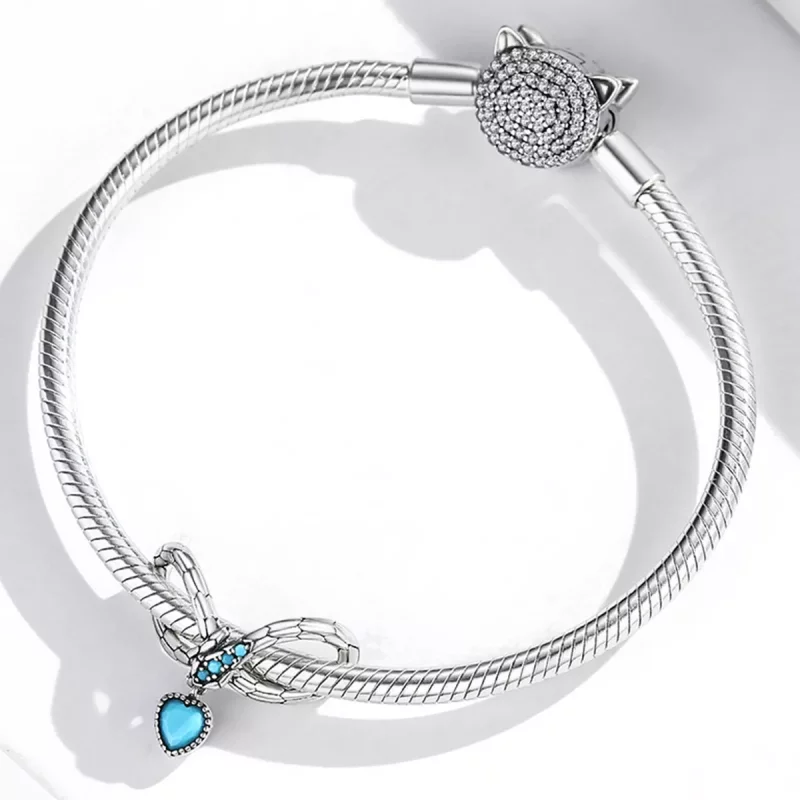 (imagen para) Charm de Amor Infinito Estilo Pandora con Serpiente Espiritual - SCC2004 - Ver 3