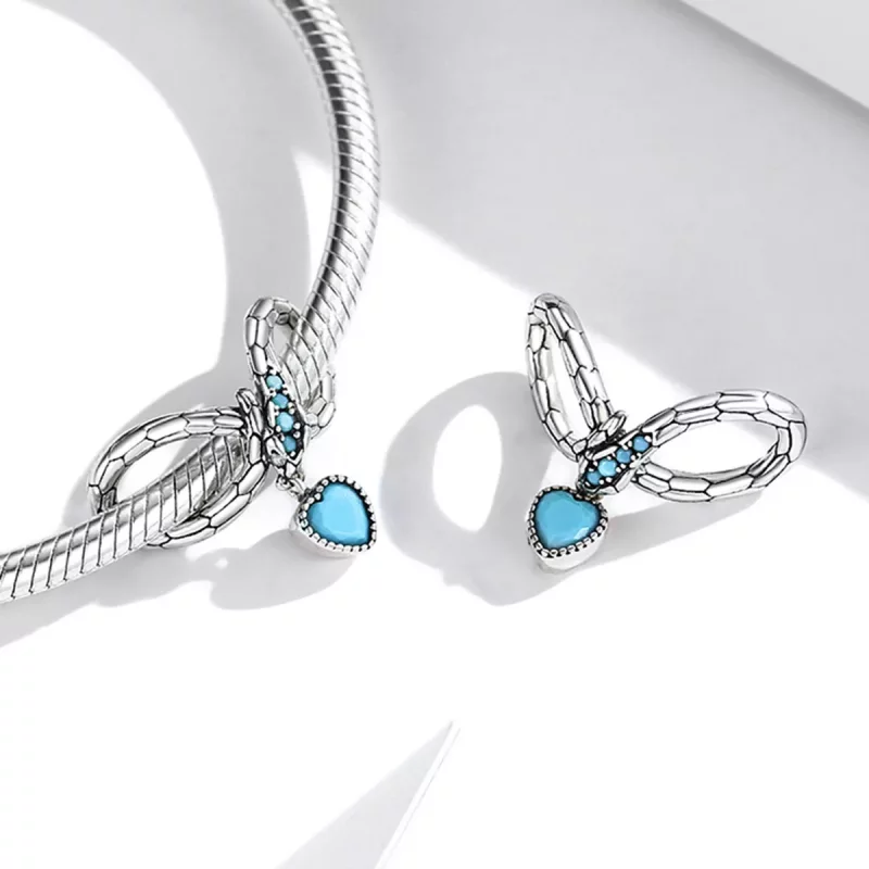 (imagen para) Charm de Amor Infinito Estilo Pandora con Serpiente Espiritual - SCC2004 - Ver 4
