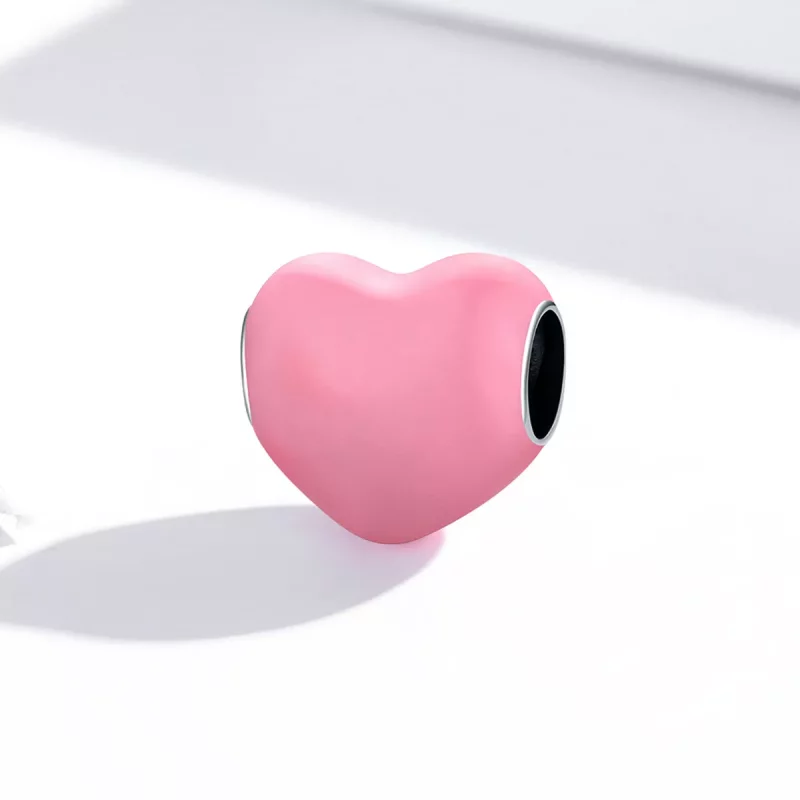 (imagen para) Charm de Amor Simple al Estilo Pandora - SCC1986-PK - Ver 2