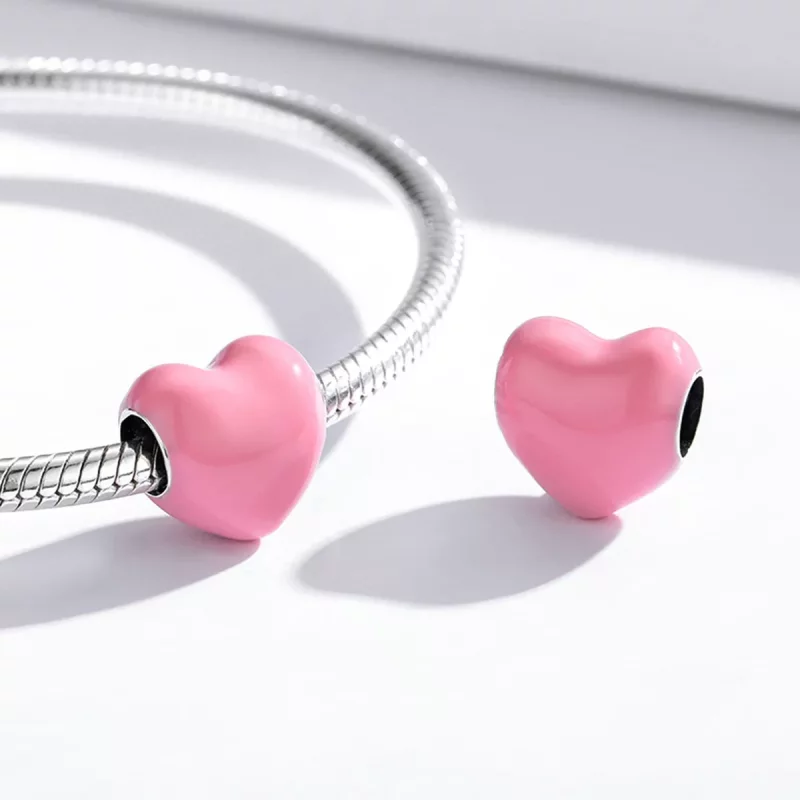 (imagen para) Charm de Amor Simple al Estilo Pandora - SCC1986-PK - Ver 4