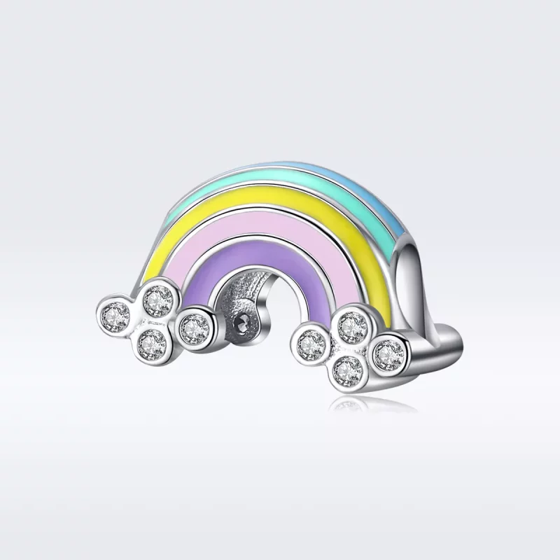 (imagen para) Charm de Arcoíris de Plata al Estilo Pandora - SCC1425 - Ver 5