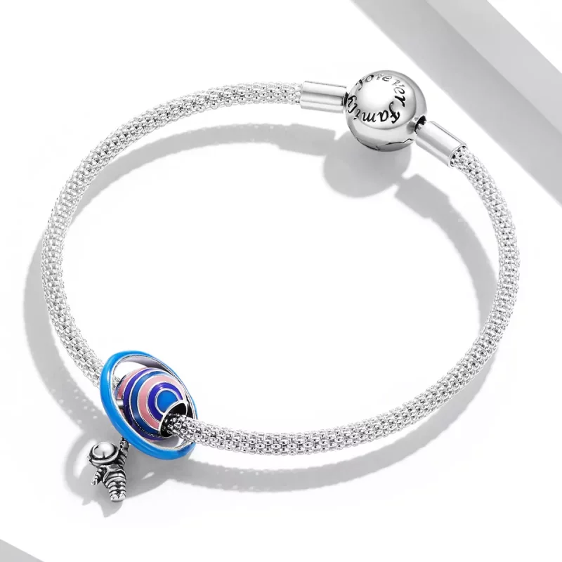 (imagen para) Charm de Astronauta con estilo Pandora - SCC2095 - Ver 3