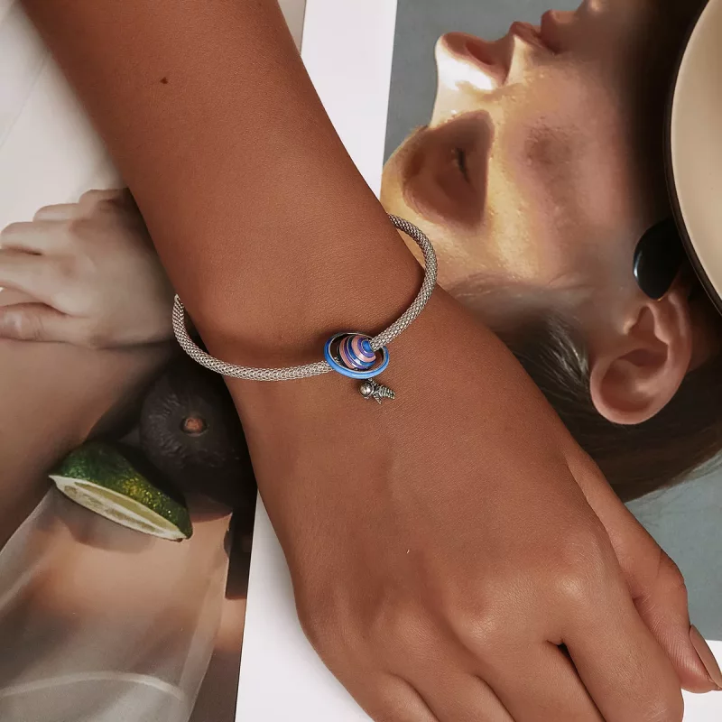 (imagen para) Charm de Astronauta con estilo Pandora - SCC2095 - Ver 5