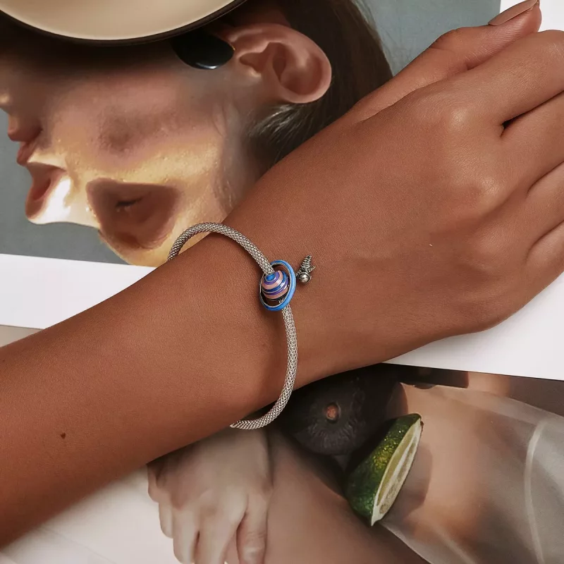(imagen para) Charm de Astronauta con estilo Pandora - SCC2095 - Ver 6