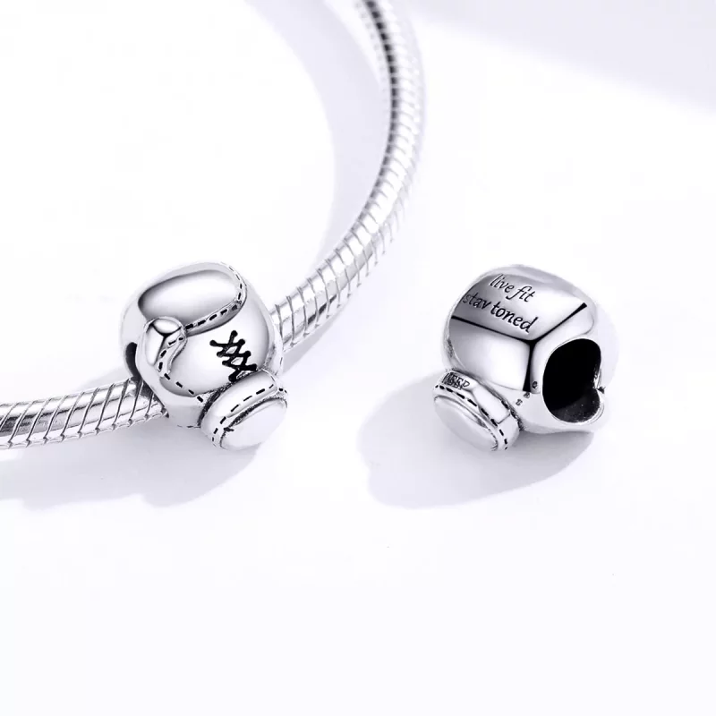 (imagen para) Charm de Boxeo en Plata de Estilo Pandora - SCC1325 - Ver 4