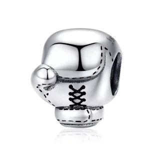 Charm de Boxeo en Plata de Estilo Pandora - SCC1325 (imagen para) Charm de Boxeo en Plata de Estilo Pandora - SCC1325