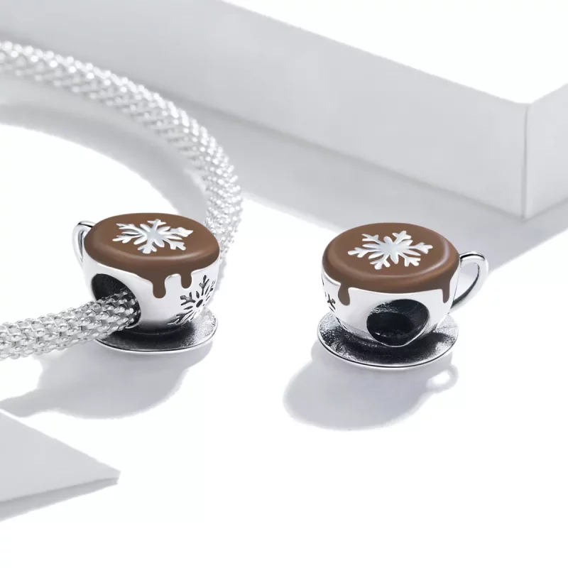 (imagen para) Charm de Café de Invierno con Estilo Pandora - BSC361 - Ver 4