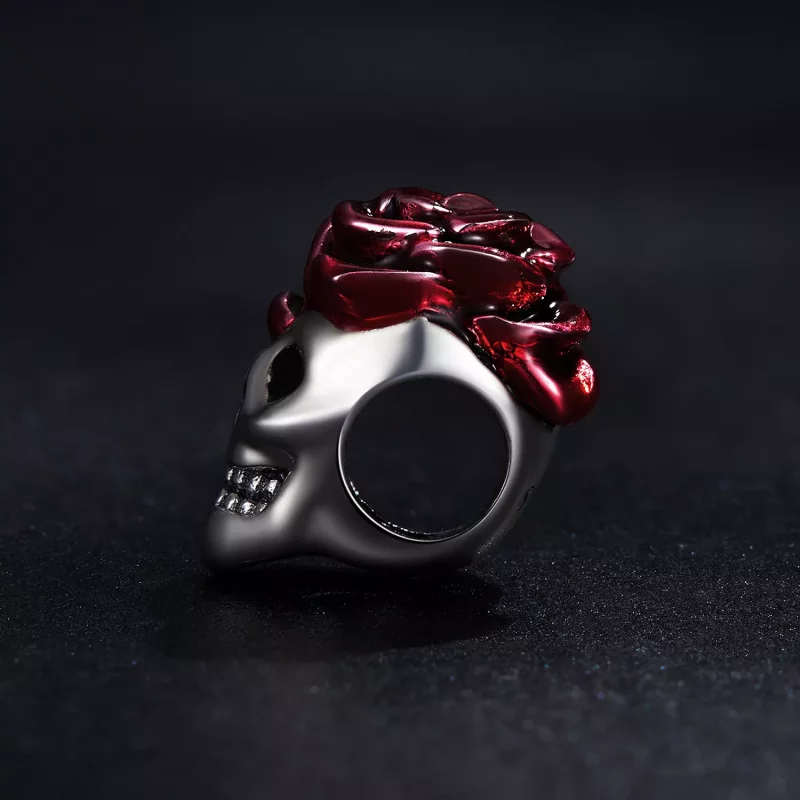 (imagen para) Charm de Calavera Estilo Pandora en Rosa - SCC2403 - Ver 3