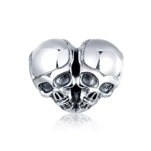 (imagen para) Charm de Calaveras de Plata Estilo Pandora - SCC1519