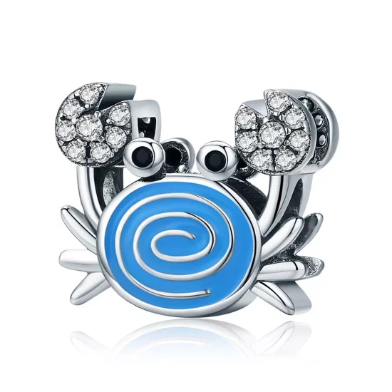 (imagen para) Charm de cangrejo divertido al estilo Pandora - SCC682