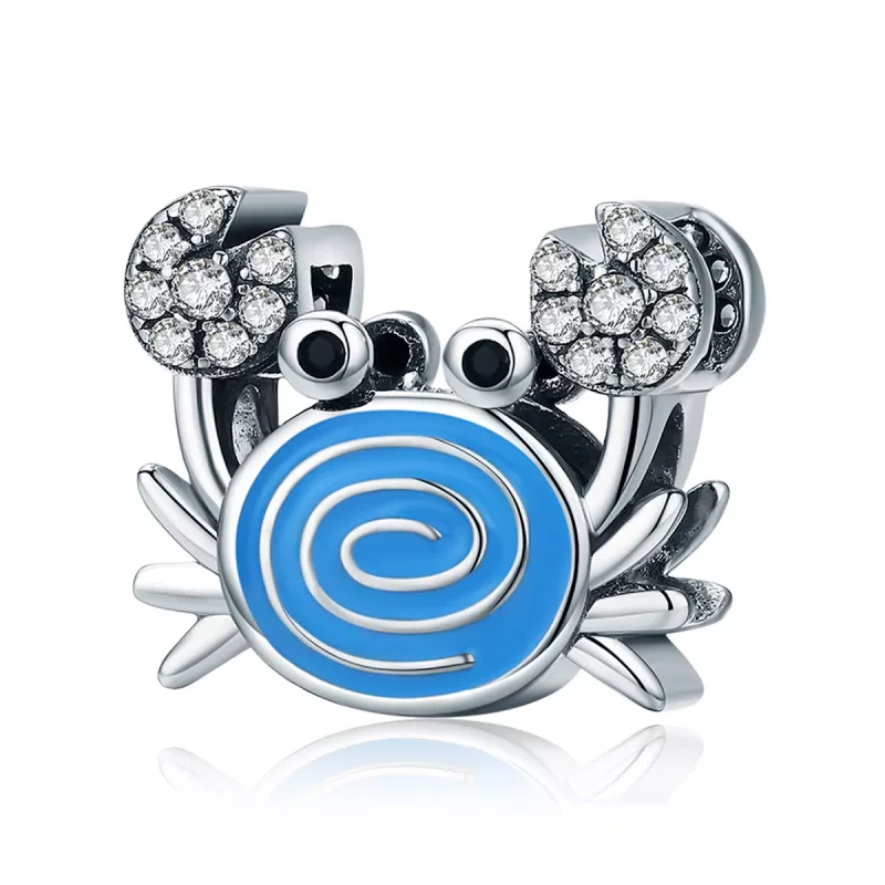 (imagen para) Charm de cangrejo divertido al estilo Pandora - SCC682