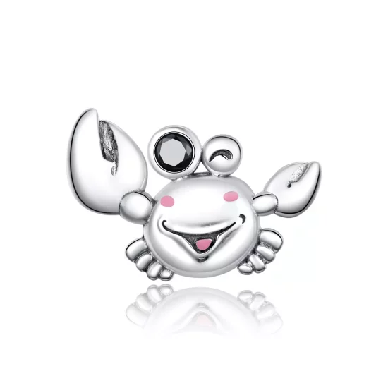 (imagen para) Charm de cangrejo pequeño estilo Pandora - SCC1655