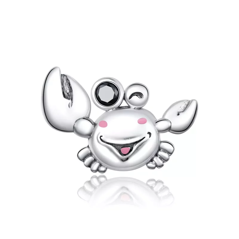 (imagen para) Charm de cangrejo pequeño estilo Pandora - SCC1655
