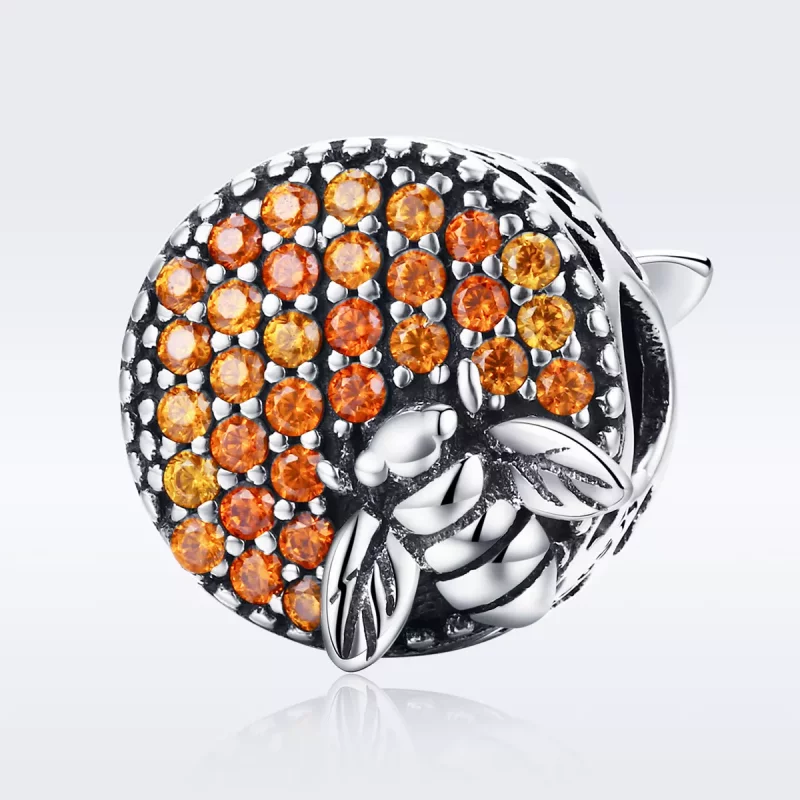 (imagen para) Charm de Casa de Abejas de Plata con Estilo Pandora - SCC654 - Ver 2