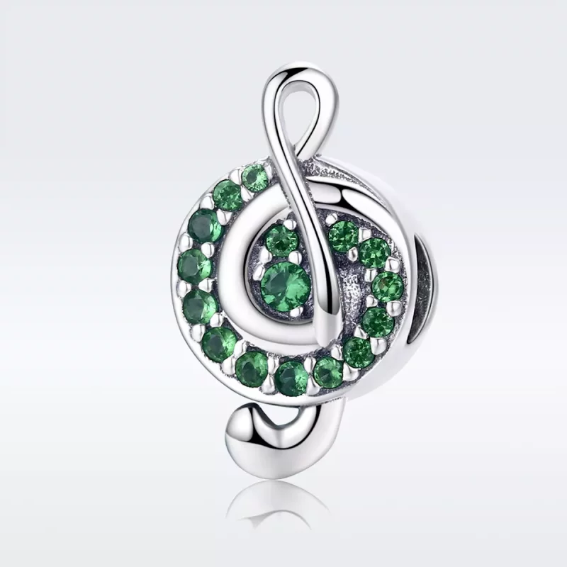 (imagen para) Charm de clave de sol estilo Pandora en plata - SCC450 - Ver 2