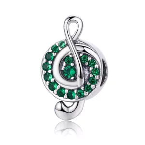 (imagen para) Charm de clave de sol estilo Pandora en plata - SCC450