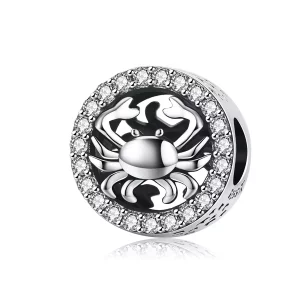 (imagen para) Charm de Cáncer de Plata Estilo Pandora - SCC1213