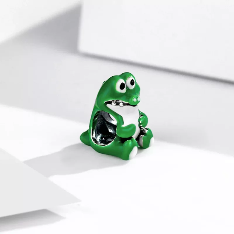 (imagen para) Charm de cocodrilo lindo estilo Pandora - SCC2008 - Ver 2