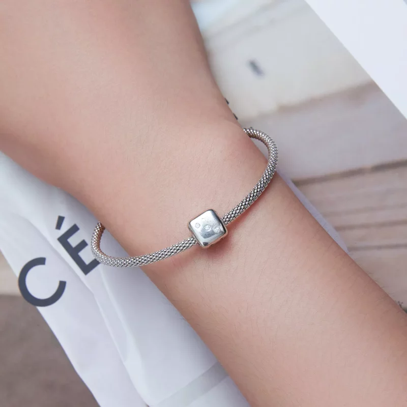 (imagen para) Charm de Dado de la Suerte al estilo Pandora - SCC2362 - Ver 7