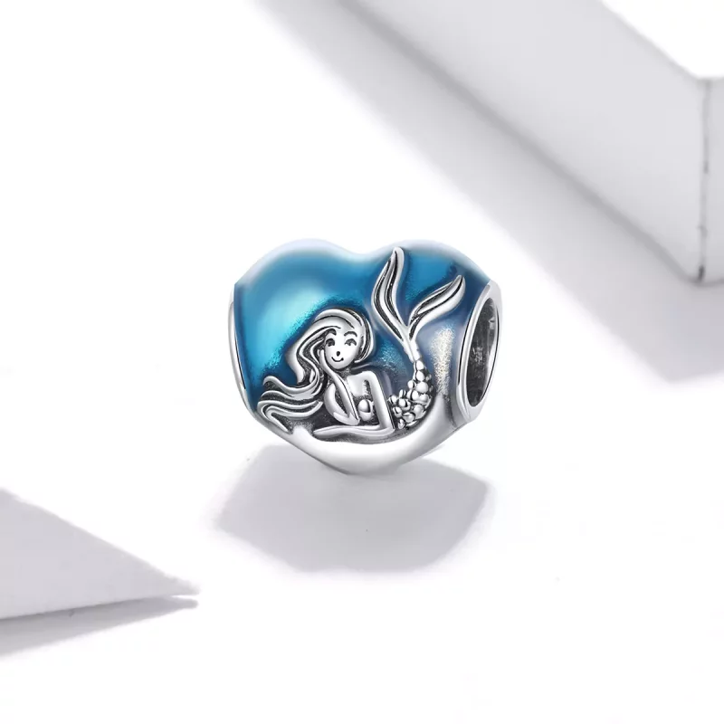 (imagen para) Charm de ensueño de la Sirenita estilo Pandora en plata - SCC1801 - Ver 2