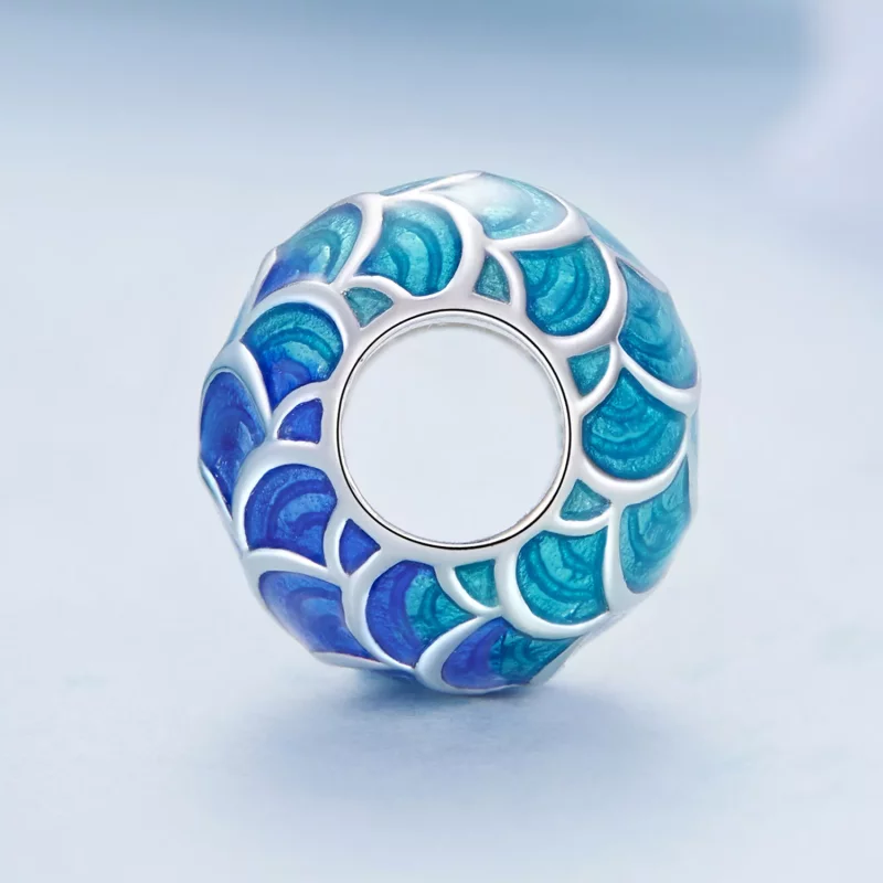 (imagen para) Charm de Escamas de Dragón al Estilo Pandora - BSC683 - Ver 3
