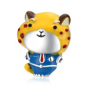 (imagen para) Charm de Estilo Pandora Cheetah Police - SCC1962