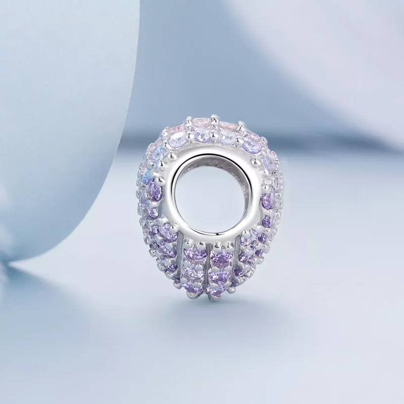 (imagen para) Charm de estilo Pandora con corazón degradado - BSC624 - Ver 3
