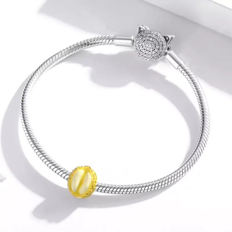 (imagen para) Charm de estilo Pandora con diseño de durian - BSC402 - Ver 3