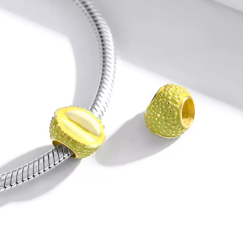 (imagen para) Charm de estilo Pandora con diseño de durian - BSC402 - Ver 4