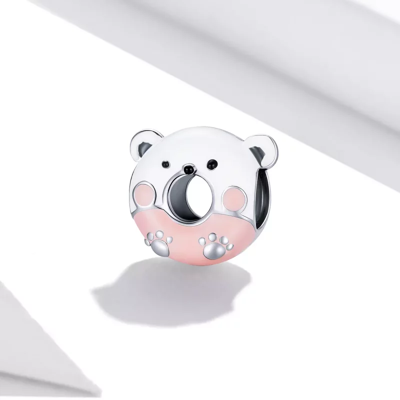 (imagen para) Charm de estilo Pandora con ositos y donas - SCC1876 - Ver 2