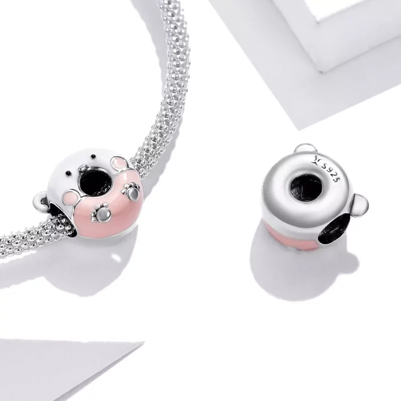 (imagen para) Charm de estilo Pandora con ositos y donas - SCC1876 - Ver 4