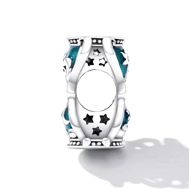 (imagen para) Charm de estilo Pandora con reloj de arena y sol y luna - SCC2265 - Ver 3