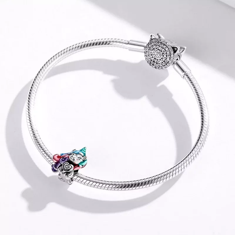 (imagen para) Charm de estilo Pandora con temática de pony fantástico - SCC1919 - Ver 3