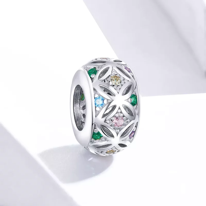 (imagen para) Charm de Estilo Pandora en Plata con Colores - BSC224 - Ver 2