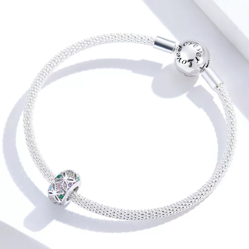 (imagen para) Charm de Estilo Pandora en Plata con Colores - BSC224 - Ver 3
