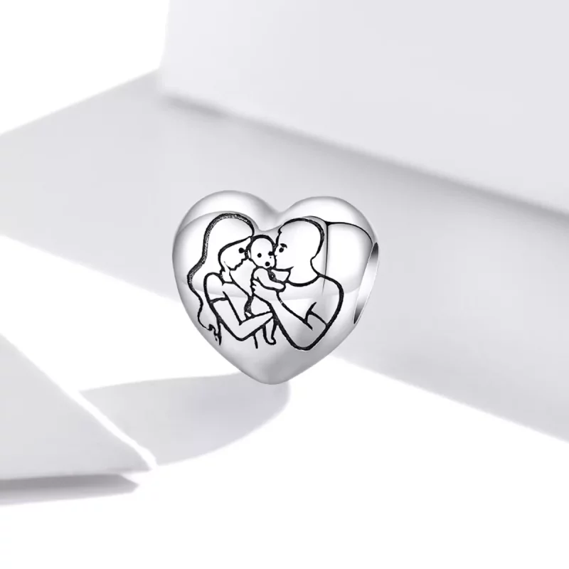 (imagen para) Charm de Estilo Pandora para la Familia - BSC494 - Ver 2