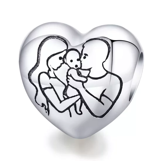 (imagen para) Charm de Estilo Pandora para la Familia - BSC494
