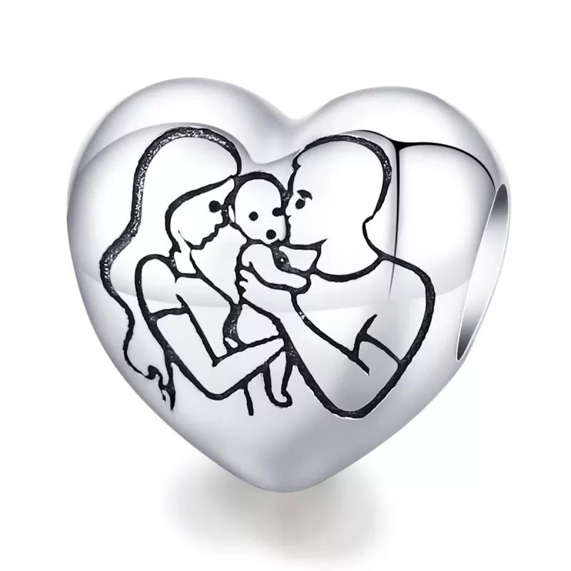 (imagen para) Charm de Estilo Pandora para la Familia - BSC494
