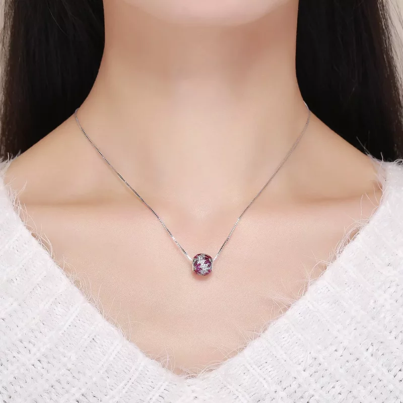 (imagen para) Charm de estilo Pandora plateado con escena de primavera - SCC570 - Ver 7